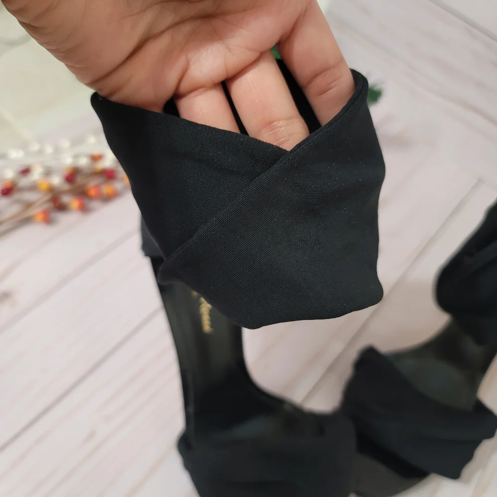 ✨️Gianvito Rossi--Black heels with black elastic strap, size 40, made in italy✨️ - Picture 10 of 16